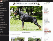 Tablet Screenshot of forum.dobermann-review.com